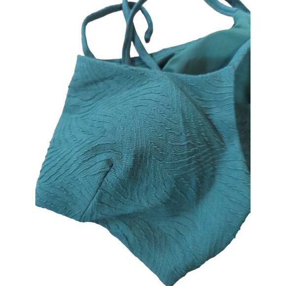 Andie Swim The Figi Top Vine Green Textured Size Large - Picture 4 of 8